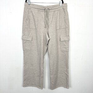 Calvin Klein Jeans Cargo Wide Leg Sweatpants Heather Beige XXL